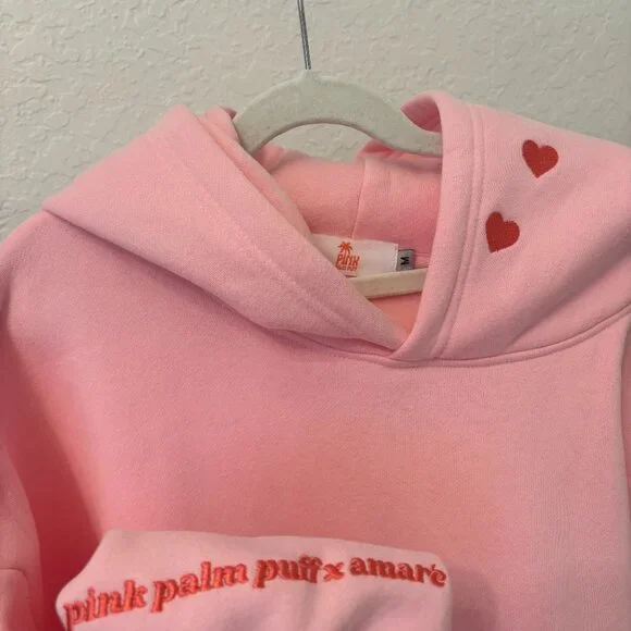 Pink Palm Puff x Amare. NIB. Size Medium - Picture 2 of 4
